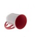 Красная кружка с ложкой с логотипом Порто